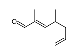 2,6-Heptadienal, 2,4-dimethyl-, (2E)-结构式