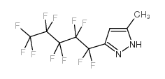 3-(全氟-1-苯基)-5-甲基吡唑结构式