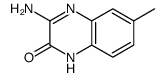 2(1H)-Quinoxalinone,3-amino-6-methyl-(9CI) structure