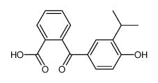 2-(4-hydroxy-3-isopropylbenzoyl)benzoic acid结构式