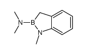 N,N,1-trimethyl-3H-1,2-benzazaborol-2-amine结构式