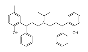 2-[3-[[3-(2-hydroxy-5-methylphenyl)-3-phenylpropyl]-propan-2-ylamino]-1-phenylpropyl]-4-methylphenol Structure