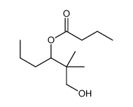 1-(2-hydroxy-1,1-dimethylethyl)butyl butyrate结构式