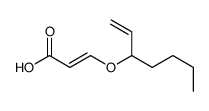 3-hept-1-en-3-yloxyprop-2-enoic acid结构式