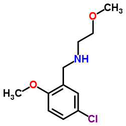 N-(5-Chloro-2-methoxybenzyl)-2-methoxyethanamine Structure