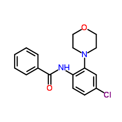 N-[4-Chloro-2-(4-morpholinyl)phenyl]benzamide Structure