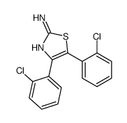 4,5-bis(2-chlorophenyl)-1,3-thiazol-2-amine图片