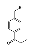 1-[4-(bromomethyl)phenyl]-2-methylpropan-1-one Structure