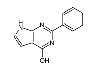 2-PHENYL-7H-PYRROLO[2,3-D]PYRIMIDIN-4-OL Structure