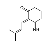 3-imino-2-(3-methylbut-2-enylidene)cyclohexan-1-one Structure