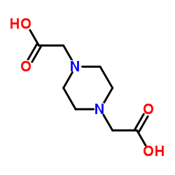 2,2'-piperazine-1,4-diyldiacetic acid结构式