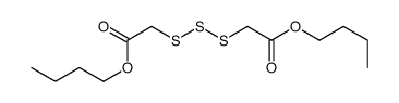 butyl 2-[(2-butoxy-2-oxoethyl)trisulfanyl]acetate结构式