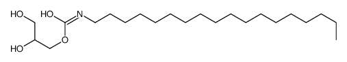 2,3-dihydroxypropyl octadecylcarbamate结构式