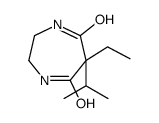 6-ethyl-6-propan-2-yl-1,4-diazepane-5,7-dione结构式