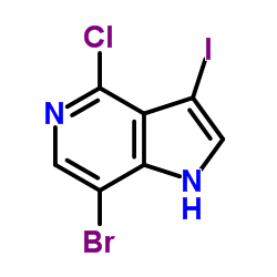 7-Bromo-4-chloro-3-iodo-1H-pyrrolo[3,2-c]pyridine picture