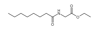 N-octanoylglycine ethyl ester Structure