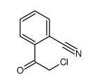 Benzonitrile, 2-(chloroacetyl)- (9CI) structure