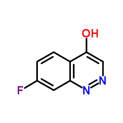 7-Fluoro-4-cinnolinol Structure