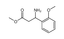 methyl 3-amino-3-(2-methoxyphenyl)propanoate结构式