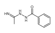 N-benzoyl-acetamidrazone Structure