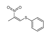 ((Z)-2-Nitro-propenylsulfanyl)-benzene结构式