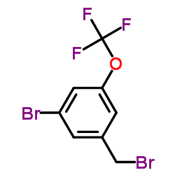 3-Bromo-5-(trifluoromethoxy)benzyl bromide Structure