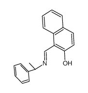 (R)-N-(1-phenylethyl)-2-hydroxy-1-naphthaldimine Structure