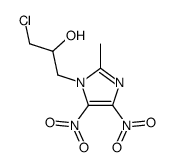 1-chloro-3-(2-methyl-4,5-dinitroimidazol-1-yl)propan-2-ol Structure