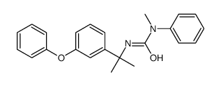 1-methyl-3-[2-(3-phenoxyphenyl)propan-2-yl]-1-phenylurea Structure