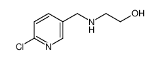 2-[[(6-CHLORO-3-PYRIDINYL)METHYL]AMINO]-ETHANOL结构式