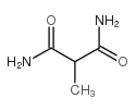 2-甲基丙二酰胺结构式