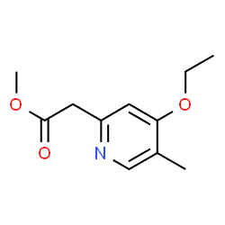 2-Pyridineaceticacid,4-ethoxy-5-methyl-,methylester(9CI) Structure