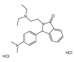 2-[2-(diethylamino)ethyl]-3-[4-(dimethylamino)phenyl]-3H-isoindol-1-one,dihydrochloride结构式