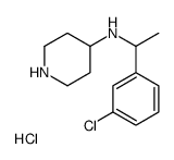 [1-(3-Chloro-phenyl)-ethyl]-piperidin-4-yl-amine hydrochloride picture