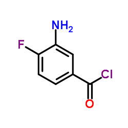 3-Amino-4-fluorobenzoyl chloride Structure