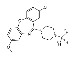 8-Methoxy loxapine-d3 Structure