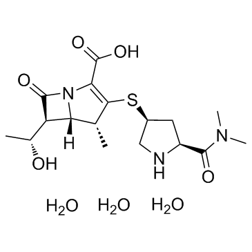 美罗培南三水结构式