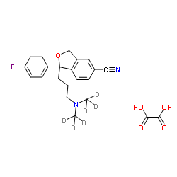 Citalopram-d6 oxalate结构式