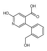 5-[2-(hydroxymethyl)phenyl]-2-oxo-1H-pyridine-4-carboxylic acid结构式