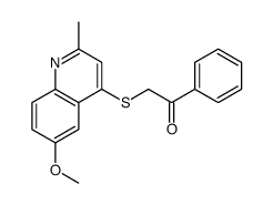 2-((6-Methoxy-2-methyl-4-quinolinyl)thio)-1-phenylethanone picture