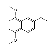 6-ethyl-1,4-dimethoxynaphthalene结构式