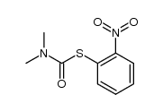 S-(2-nitrophenyl)-N,N-dimethylcarbamothioate结构式