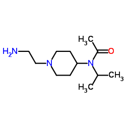 N-[1-(2-Aminoethyl)-4-piperidinyl]-N-isopropylacetamide结构式