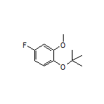 2-(叔丁氧基)-5-氟苯甲醚结构式