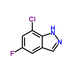 7-Chloro-5-fluoro-1H-indazole structure