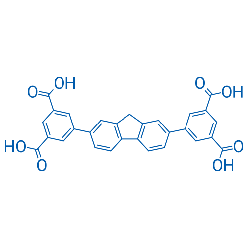 5,5'-(9H-Fluorene-2,7-diyl)diisophthalic acid Structure