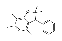 2,2,4,6,7-pentamethyl-3-phenyl-3H-1-benzofuran Structure