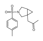 1-[3-(4-methylphenyl)sulfonyl-3-azabicyclo[3.1.0]hexan-1-yl]propan-2-one结构式