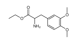 3-(3,4-dimethoxyphenyl)alanine ethyl ester Structure