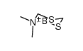 5,5-dimethyl-1,3-dithia-5-azonia-4-boratacyclohexane结构式